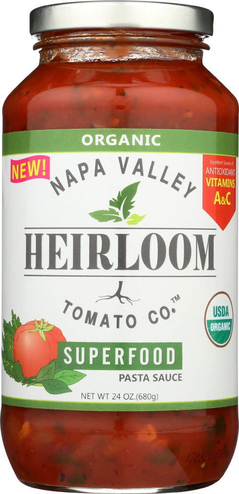 NAPA VALLEY HEIRLOOM TOMATO CO: Heirloom Superfood Sauce, 24 oz