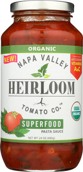 NAPA VALLEY HEIRLOOM TOMATO CO: Heirloom Superfood Sauce, 24 oz