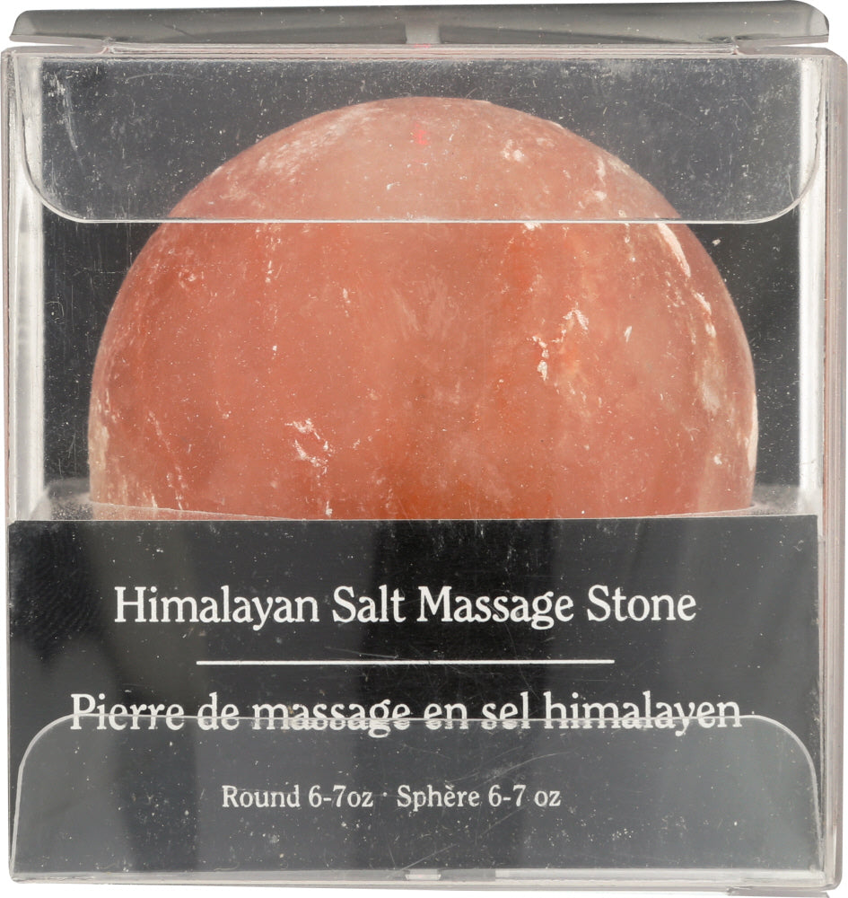 EVOLUTION SALT: Stone Massage Himalayan Salt, 6 oz