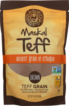 MASKAL TEFF: Brown Grain, 16 oz