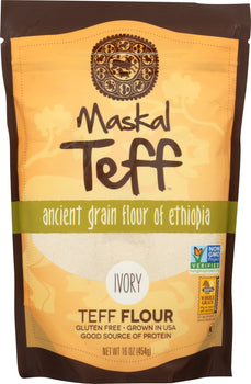 MASKAL TEFF: Ivory Flour, 16 oz