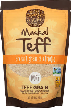 MASKAL TEFF: Teff Ivory Grain, 16 oz