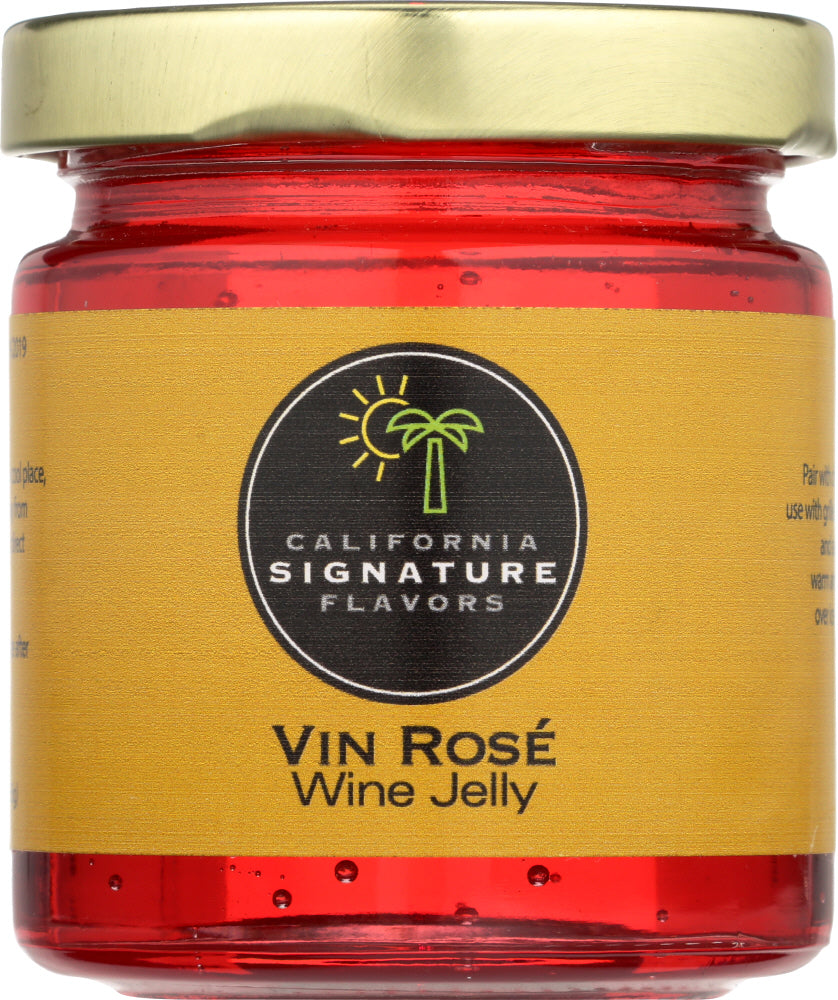 CALIFORNIA SIGNATURE FLAVORS: Vin Rose Jelly Wine, 5.5 oz