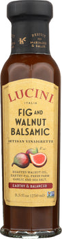 LUCINI: Dressing Fig and Walnut Balsamic Vinaigrette, 8.5 oz