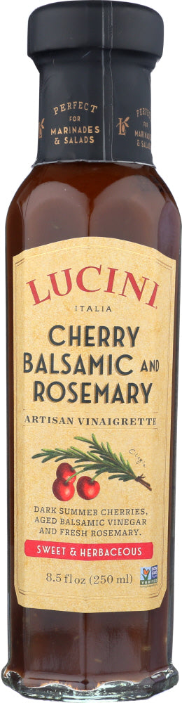 LUCINI: Italia Cherry Balsamic Rosemary Vinaigrette, 8.5 Oz