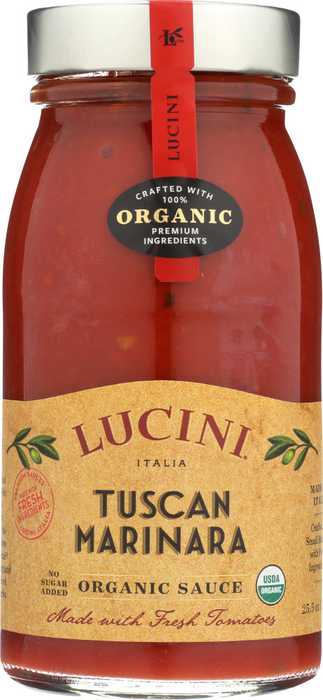 LUCINI: Sauce Tuscan Marinara Organic, 25.50 oz