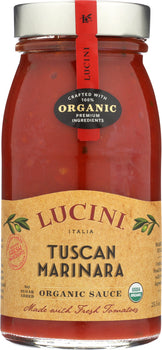 LUCINI: Sauce Tuscan Marinara Organic, 25.50 oz