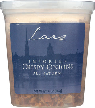 LARS OWN: All Natural Imported Crispy Onions, 4 oz