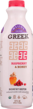 HELIOS: Greek Raspberry and Honey Nonfat Kefir, 32 oz