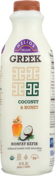 HELIOS: Organic Greek Coconut and Honey Nonfat Kefir, 32 oz