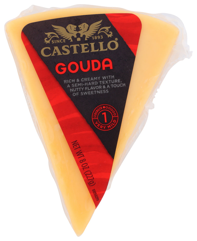 CASTELLO: Gouda Cheese Pie Cut, 8 oz