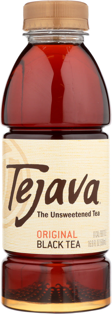 TEJAVA: Tea Black Original Unsweetened, 500 ml