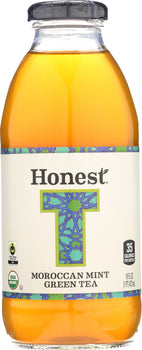 HONEST TEA: Organic Green Tea Moroccan Mint, 16 oz