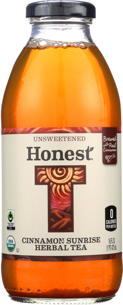 HONEST TEA: Beverages Organic Herbal Tea Unsweetened Cinnamon Sunrise, 16 oz