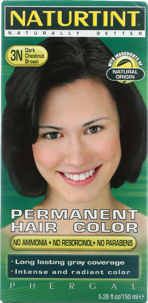 NATURTINT: Permanent Hair Color 3N Dark Chestnut Brown, 5.28 oz