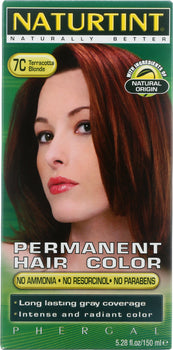 NATURTINT: Permanent Hair Color 7C Terracotta Blonde, 5.28 oz