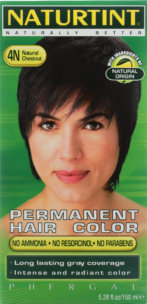 NATURTINT: Permanent Hair Color 4N Natural Chestnut, 5.28 oz