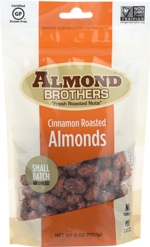 ALMOND BROTHERS: Almonds Whole Cinnamon, 6 oz