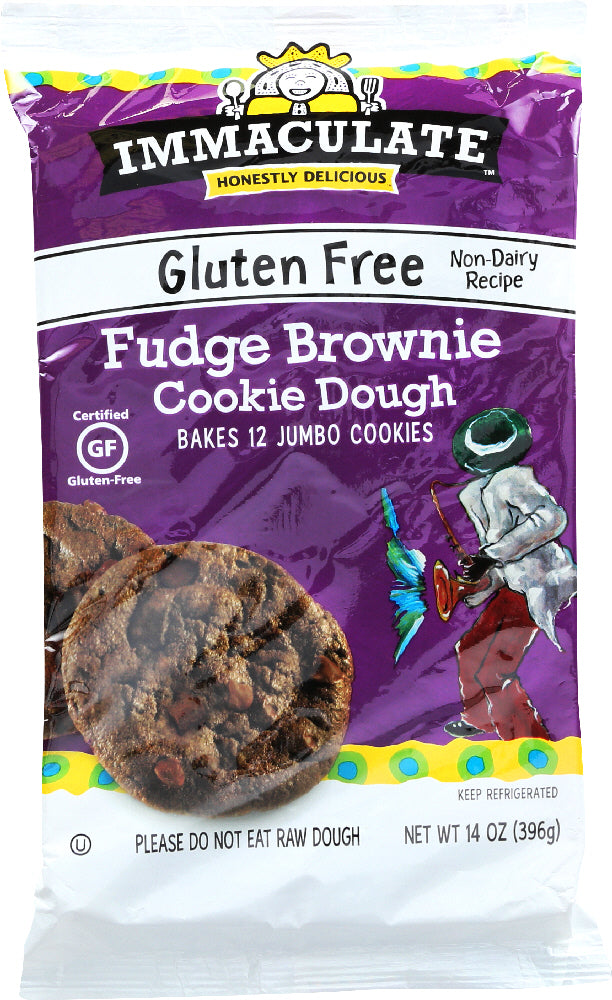 IMMACULATE BAKING: Gluten Free Fudge Brownie Cookie Dough, 14 oz