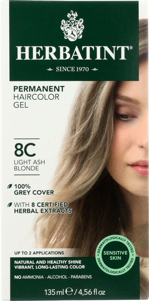 HERBATINT: Hair Color 8c Ash Blonde Lite, 4.56 oz