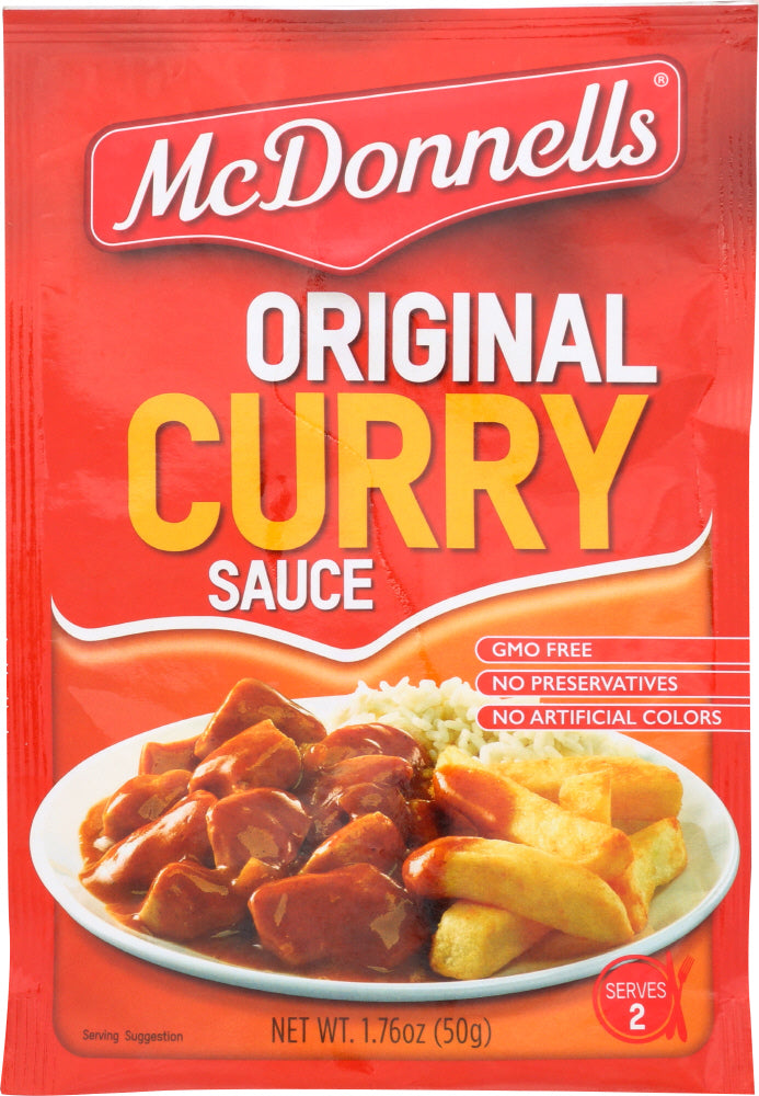 MCDONNELLS: Curry Sauce Original, 1.76 oz