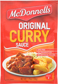 MCDONNELLS: Curry Sauce Original, 1.76 oz