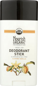 NOURISH: Organic Fresh & Dry Deodorant Almond Vanilla, 2.2 oz