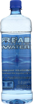 REAL WATER: Alkalized Water, 33.81 oz