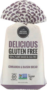 LITTLENORT: Bread Cinnamon and Raisin Gluten Free, 17 oz