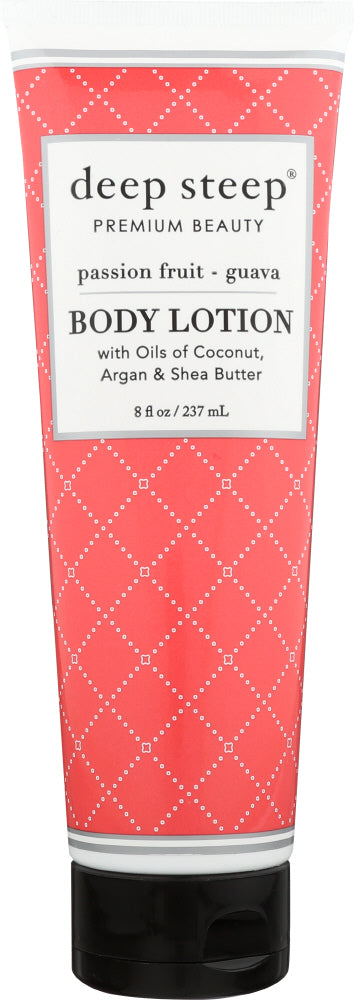 DEEP STEEP: Body Lotion Passion Fruit Guava, 8 oz