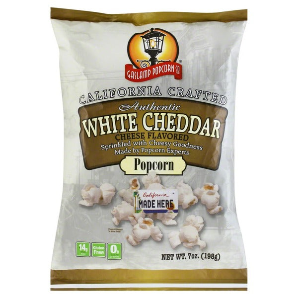 GASLAMP POPCORN: White Cheddar Popcorn, 7 oz