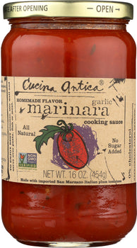 CUCINA ANTICA: Garlic Marinara Sauce, 16 oz