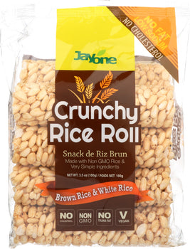 JAYONE: Crunchy Rice Roll Brown and White Rice, 3.5 oz