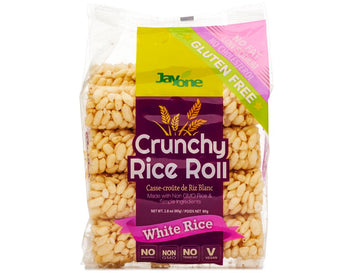 JAYONE: Crunchy Rice Roll White Rice, 4 pk