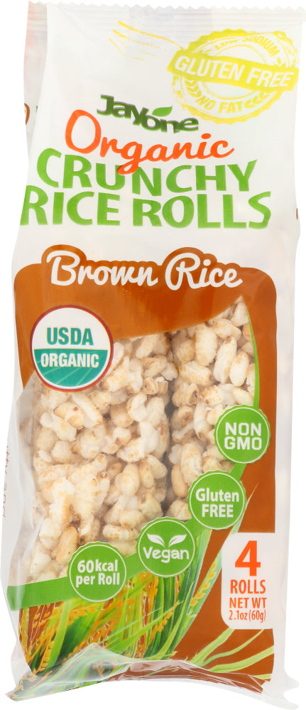 JAYONE: Crunchy Rice Roll Brown Rice, 2.1 oz