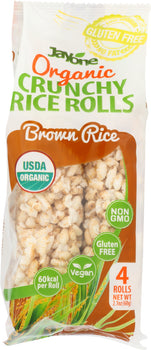 JAYONE: Crunchy Rice Roll Brown Rice, 2.1 oz