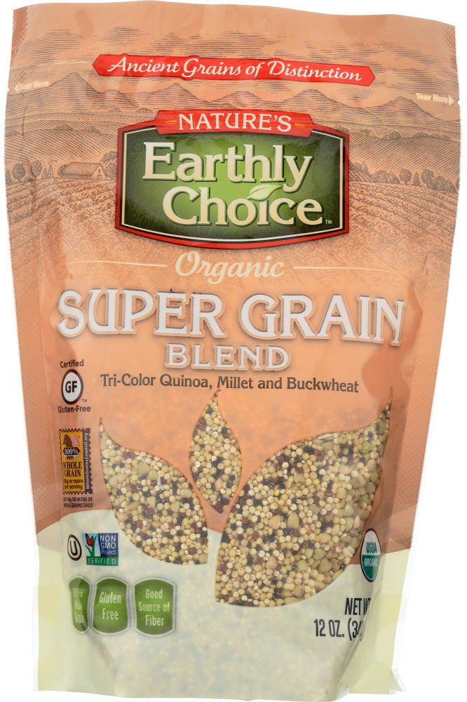 NATURES EARTHLY CHOICE: Super Grain Blend Organic, 12 oz