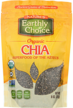 NATURES EARTHLY CHOICE: Organic Chia Seeds, 8 oz