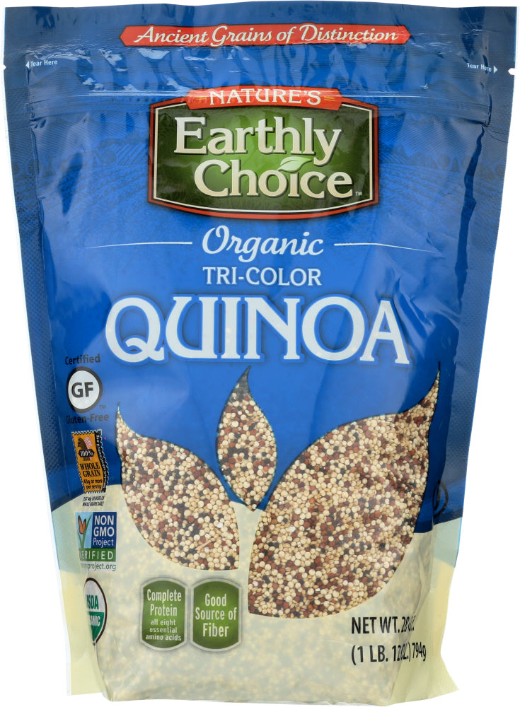 NATURES EARTHLY CHOICE: Tri-Color Quinoa Organic, 28 oz