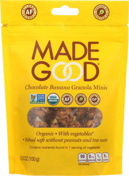 MADEGOOD: Chocolate Banana Granola Minis, 3.5 oz