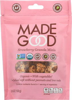 MADEGOOD: Strawberry Granola Minis, 3.5 oz