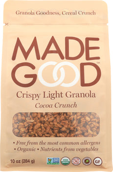 MADEGOOD: Crispy Light Granola Cocoa Crunch, 10 oz