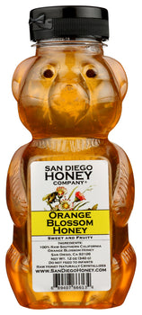 SAN DIEGO HONEY COMPANY: Raw Orange Blossom Honey, 12 oz