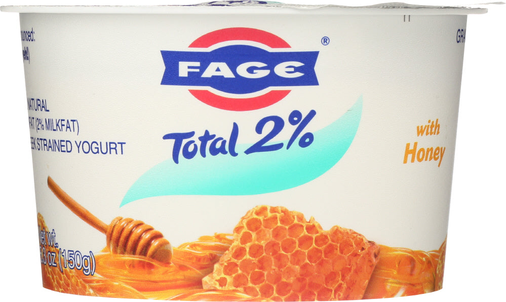 FAGE TOTAL GREEK: 2% Honey Greek Strained Yogurt, 5.3 Oz