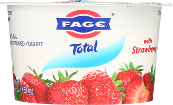 FAGE: Total Greek Total Strained Yogurt with Strawberry, 5.3 oz