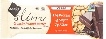 NUGO: Slim Crunchy Peanut Butter Bar, 1.59 oz