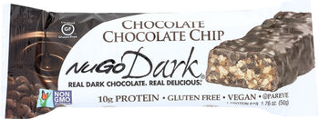 NUGO: Dark Chocolate Chocolate Chip Nutrition Bar, 1.76 oz