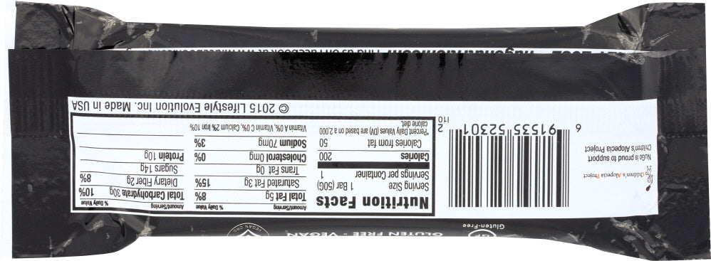 NUGO: Dark Mocha Chocolate Bar, 1.76 oz