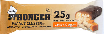 NUGO: Stronger Peanut Cluster Bar, 2.82 oz