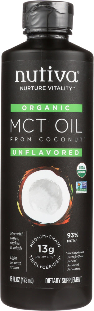 NUTIVA: Organic Mct Oil, 16 oz